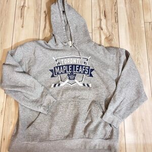 NHL Toronto Maple Leafs Heather Gray Hoodie